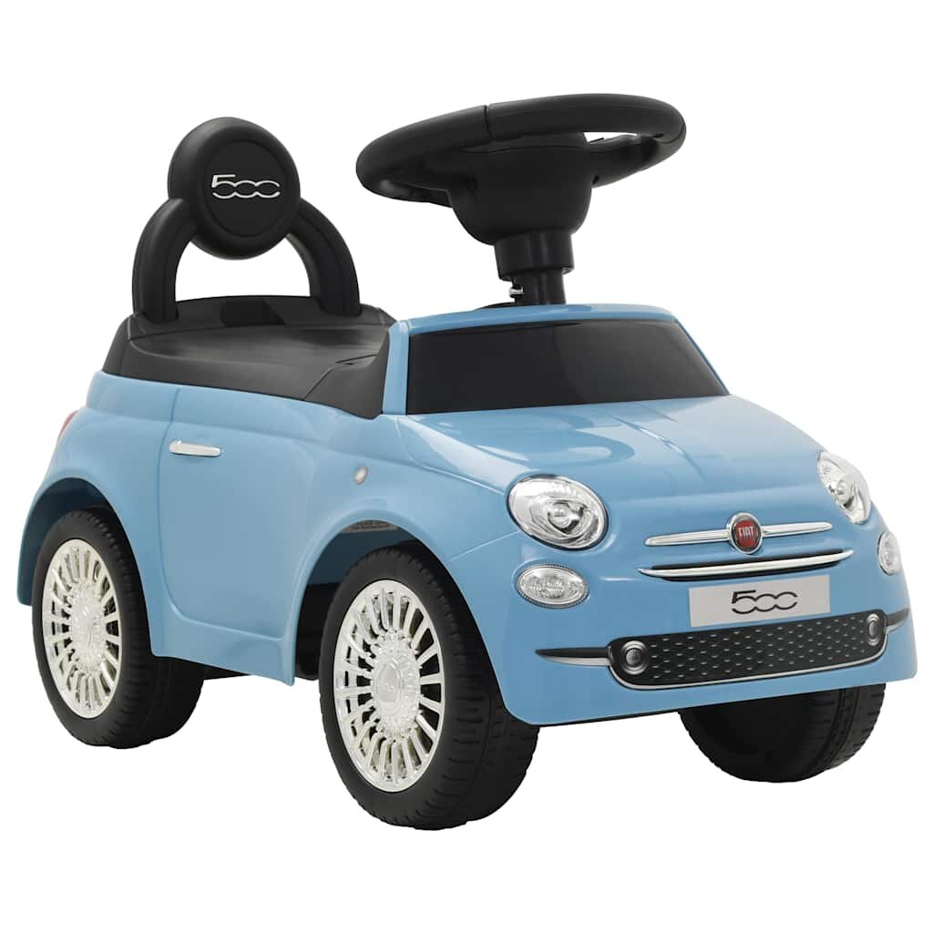 vidaXL kék ráülős Fiat 500 játékautó