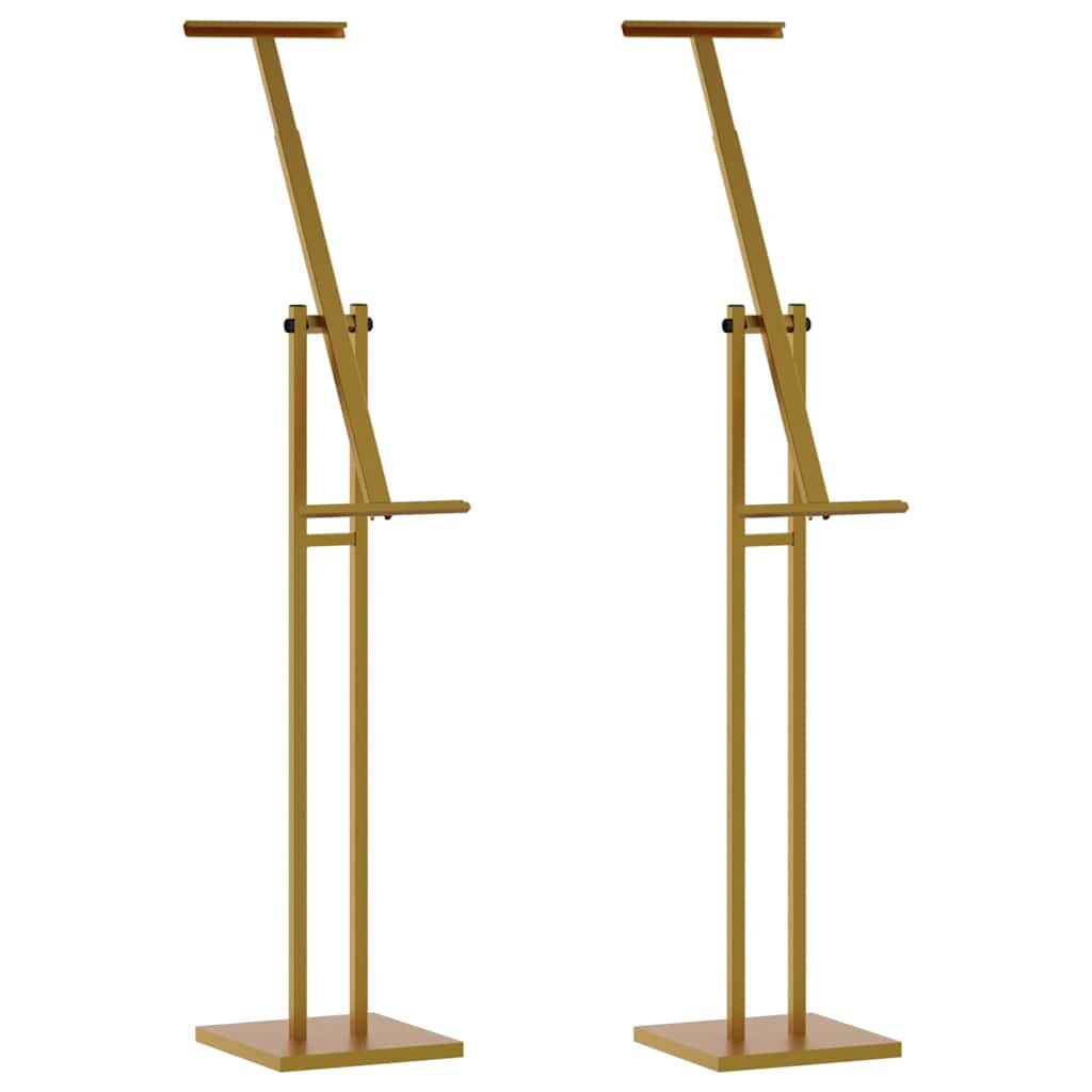 vidaXL Kiállító Állvány 2 db Arany 265 x 265 x 150 cm Acél