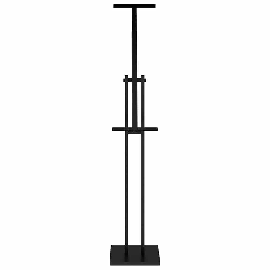 vidaXL Kiállító Állvány 2 db Fekete 265 x 265 x 150 cm Acél