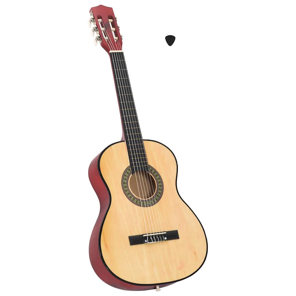 vidaXL klasszikus hársfa gitár kezdőknek és gyerekeknek 3/4 36