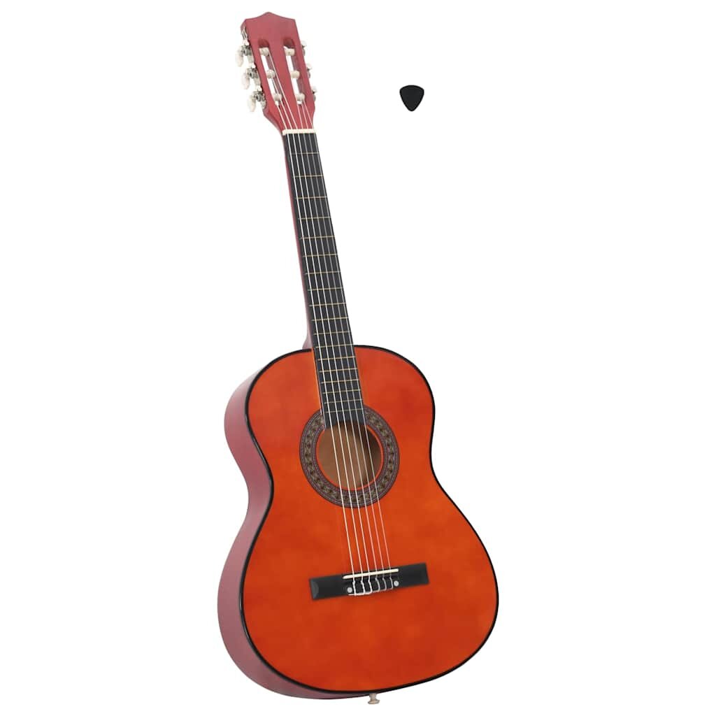 vidaXL klasszikus hársfa gitár kezdőknek és gyerekeknek 3/4 36