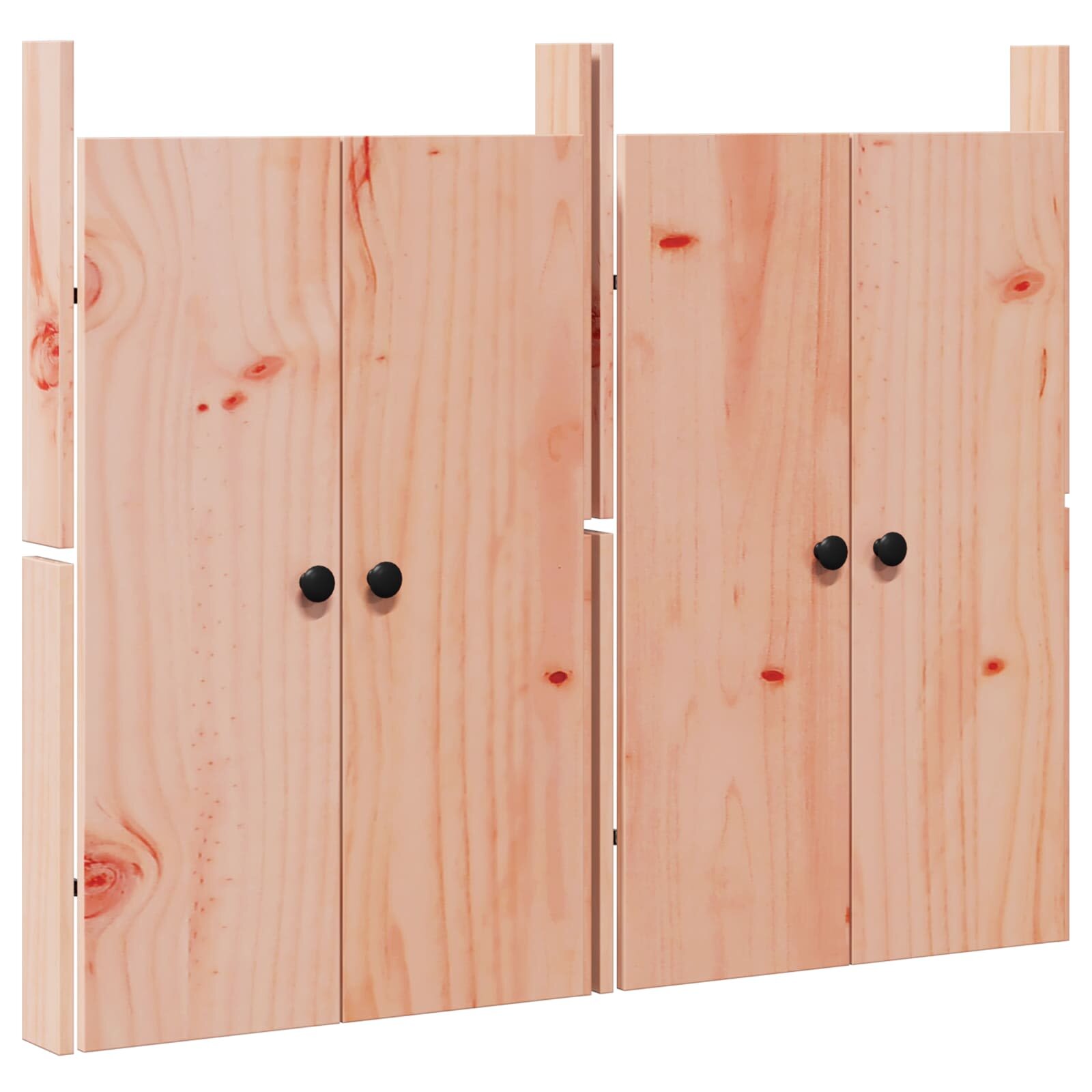 vidaXL Konyhai ajtó MEPPEL 2 db Barna 50 x 9 x 82 cm tömör duglászfa