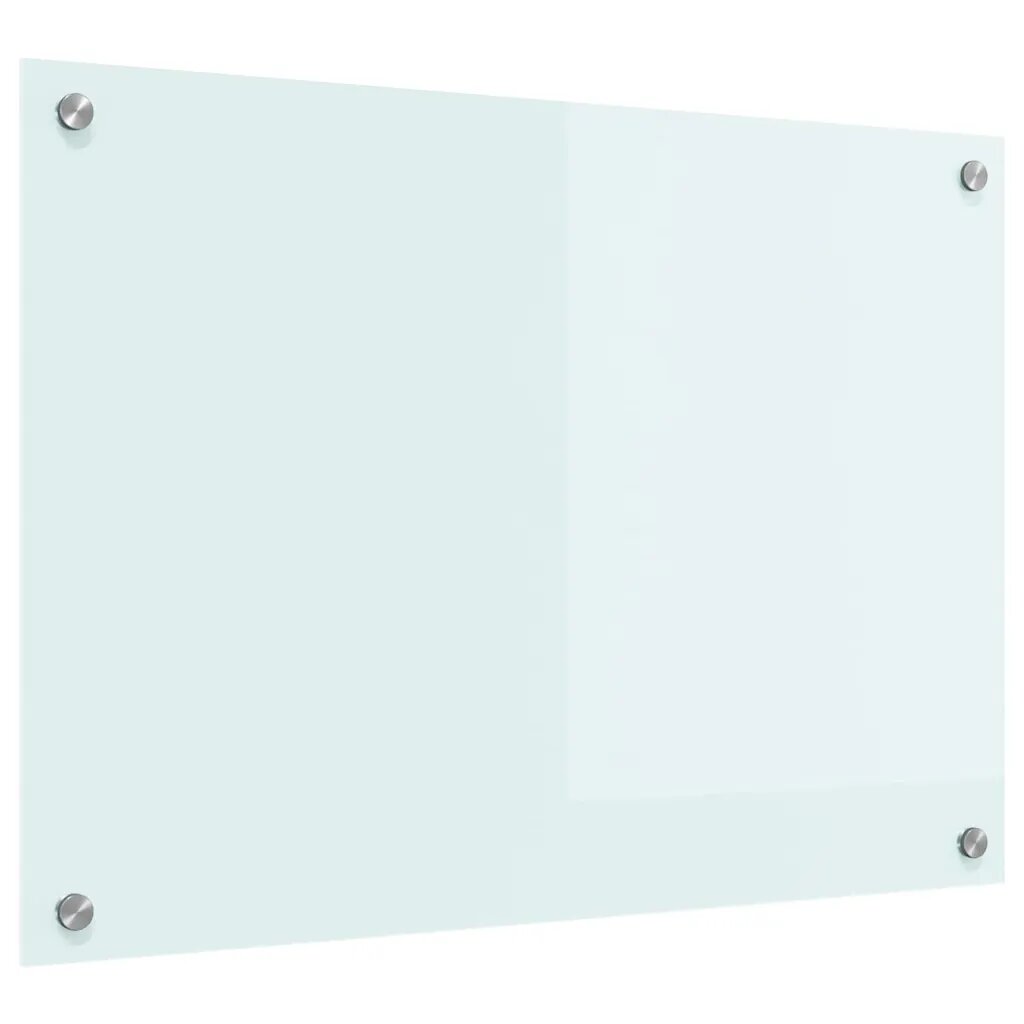 vidaXL Konyhai hátfal Tej 70 x 50 cm edzett üveg