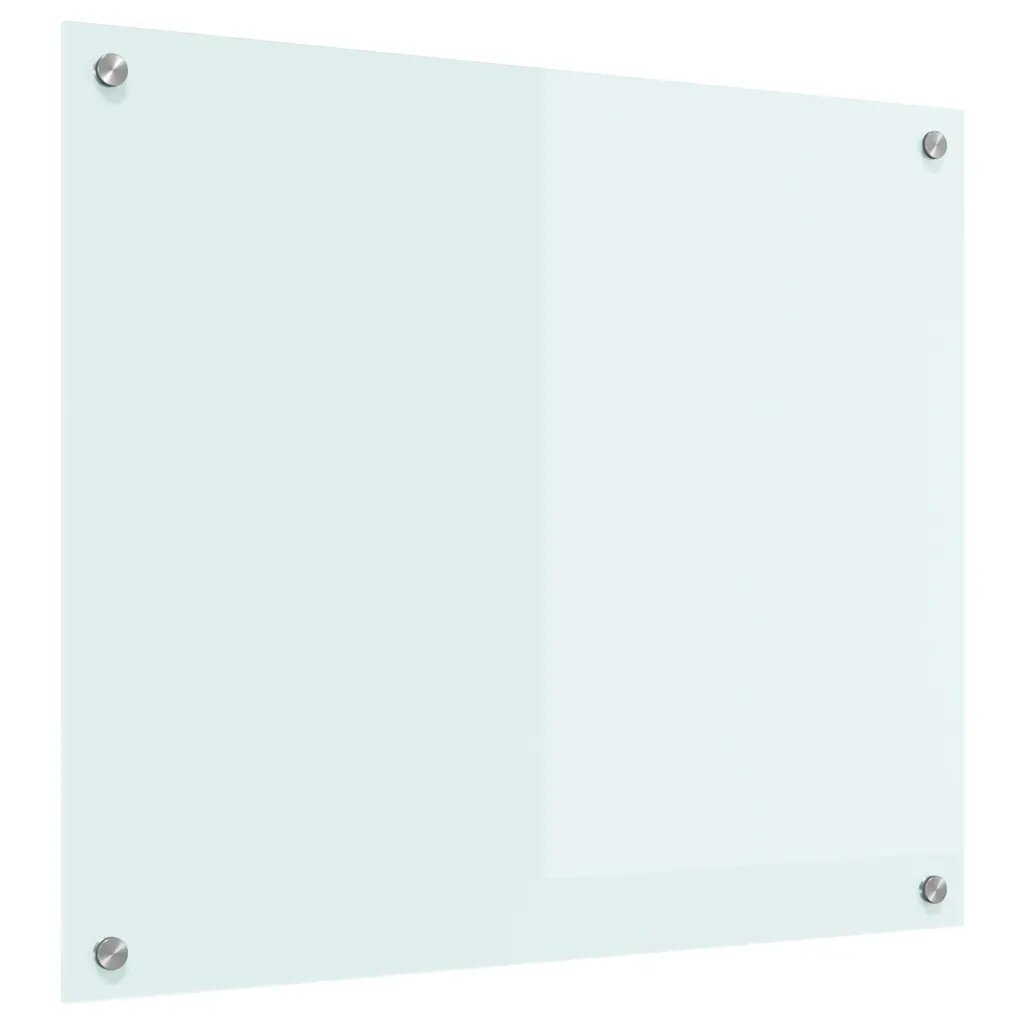 vidaXL Konyhai hátfal Tej 70 x 60 cm edzett üveg