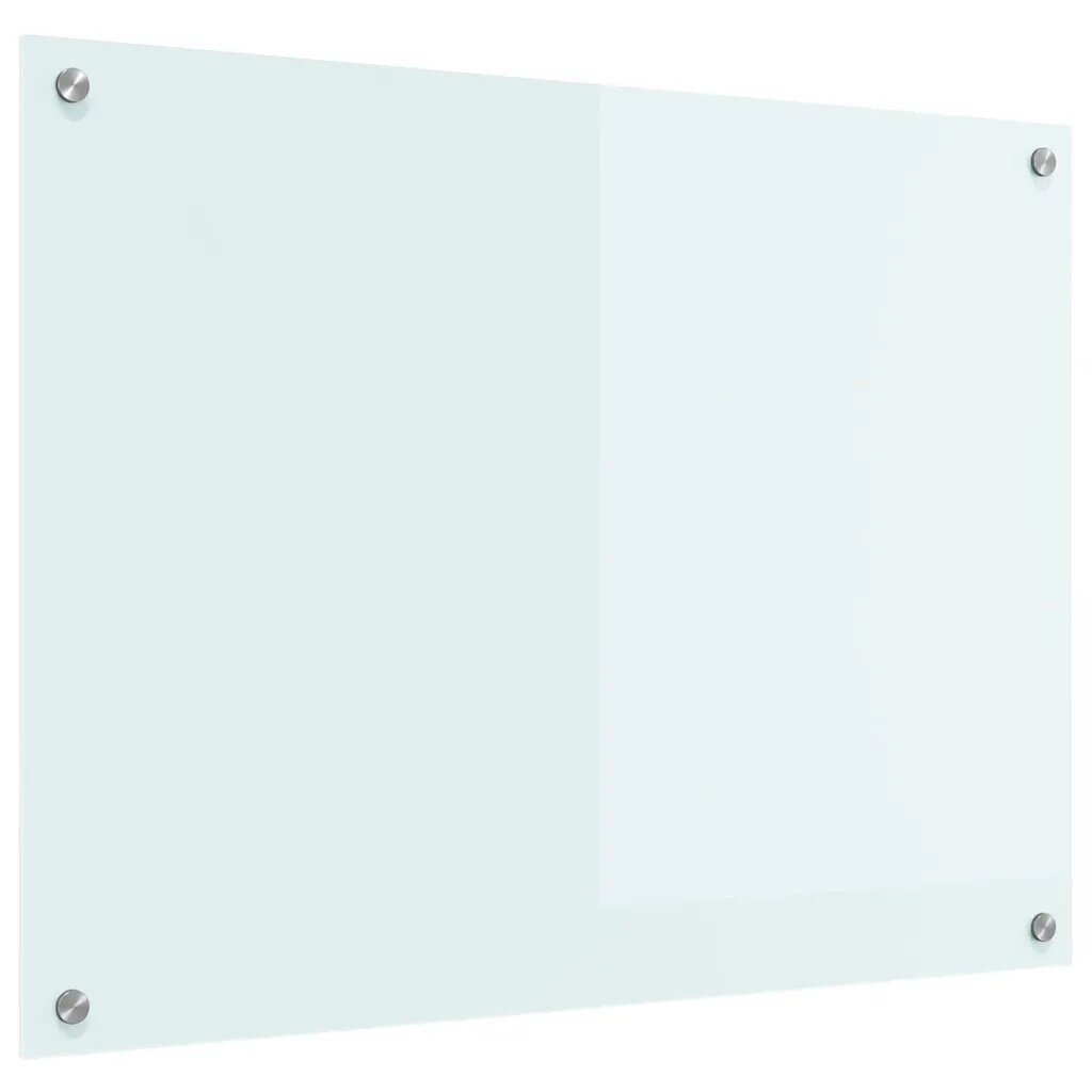 vidaXL Konyhai hátfal Tej 80 x 60 cm edzett üveg