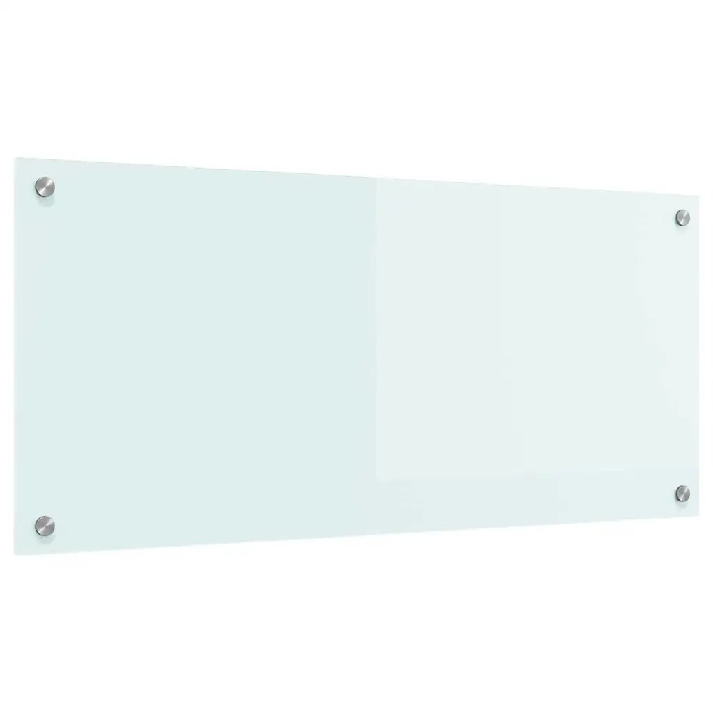 vidaXL Konyhai hátfal Tej 90 x 40 cm edzett üveg