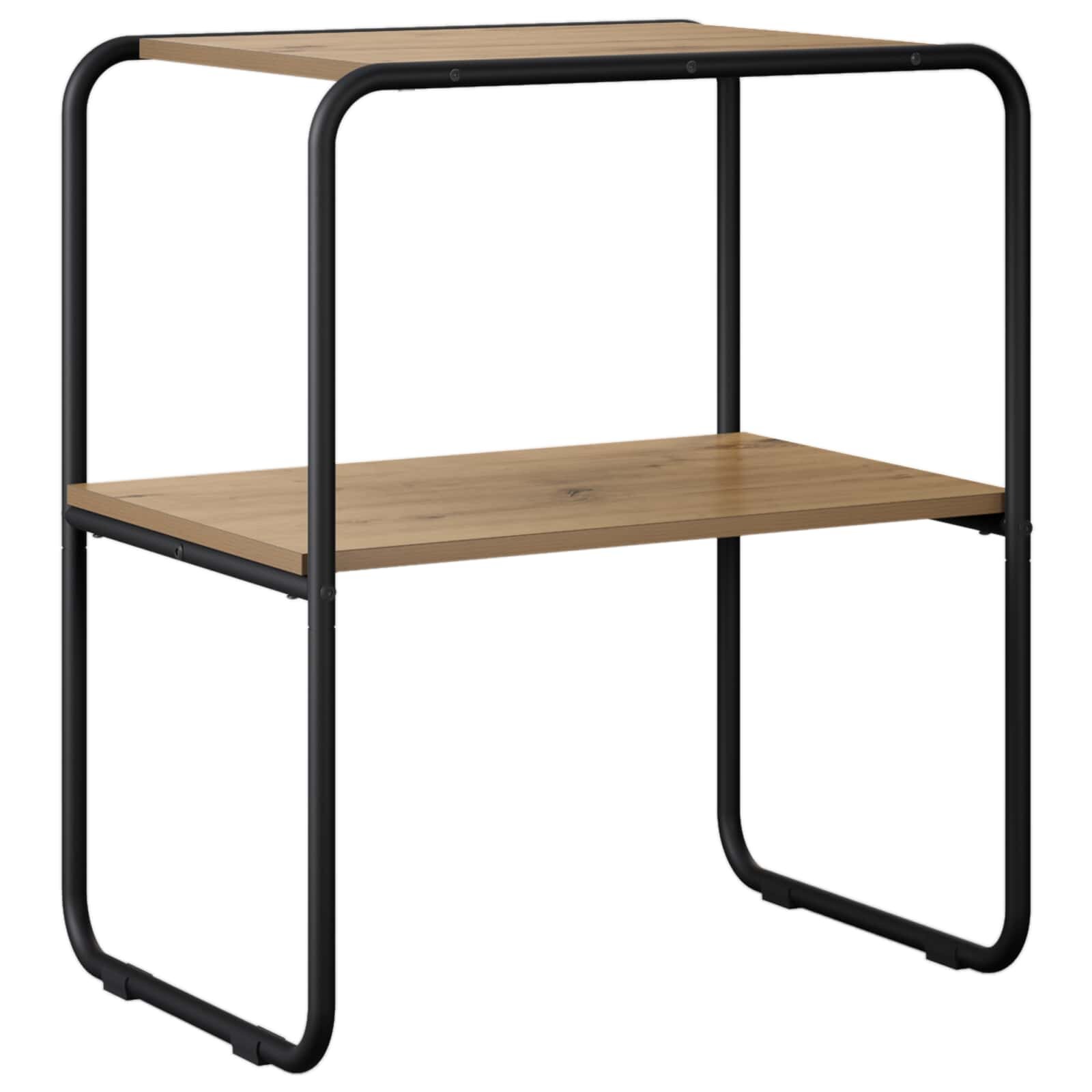 vidaXL Konzolasztal Kézműves Tölgy 80 x 425 x 70 cm Szerelt Fa