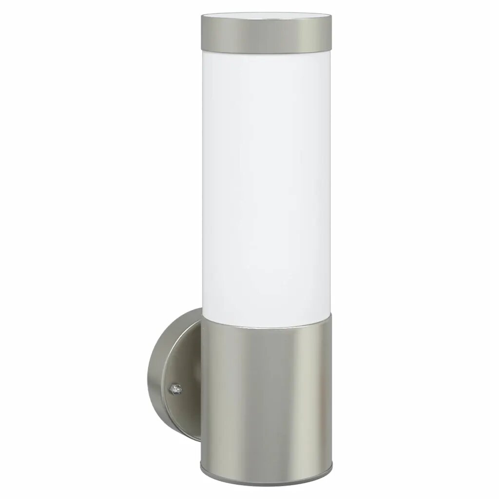 vidaXL Kültéri Fali Lámpa Ezüst 12 x 85 x 27 cm