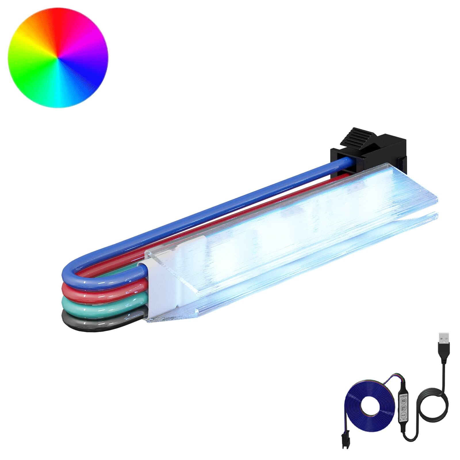 vidaXL LED szalag 12 db Fekete és Fehér Réz és műanyag