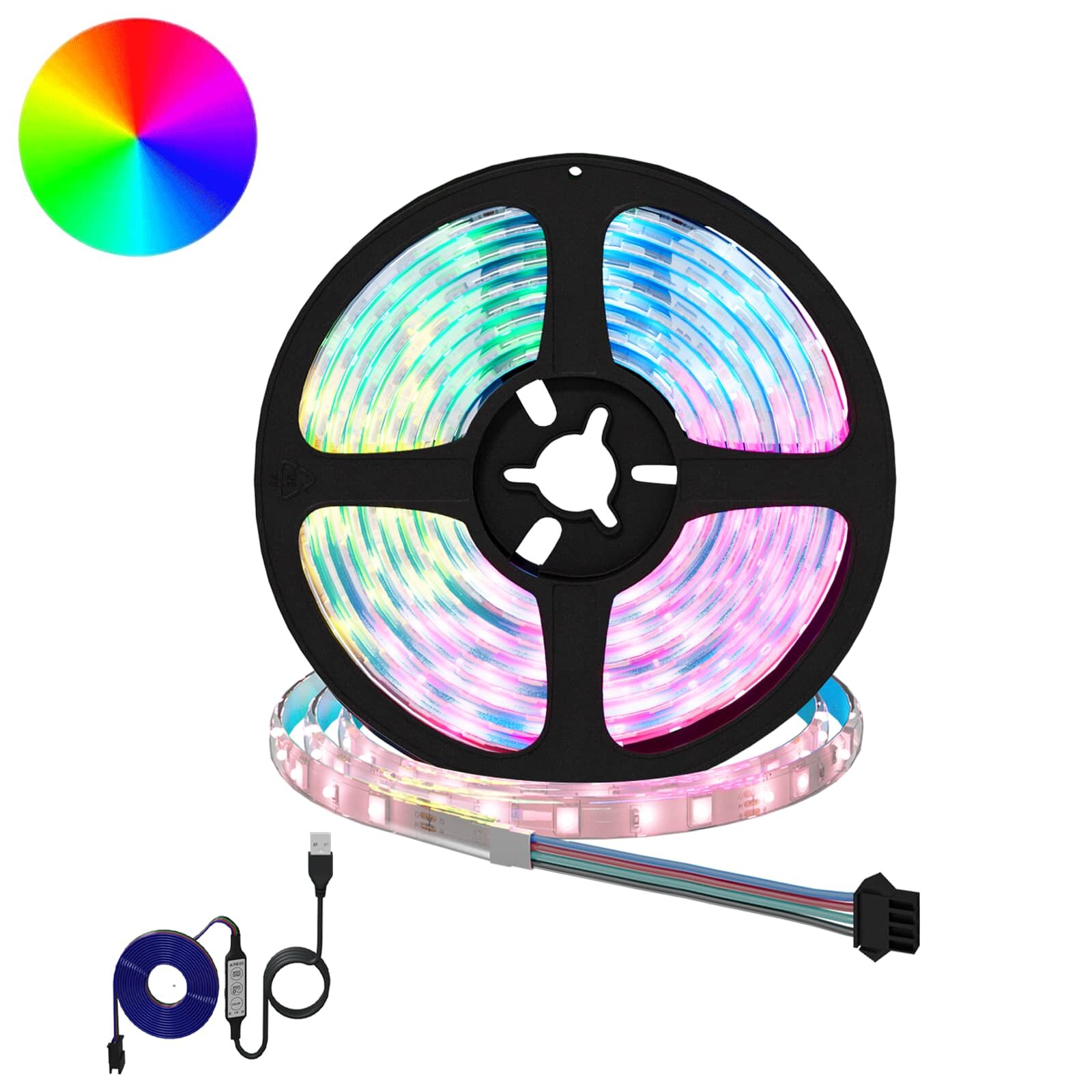 vidaXL LED szalag 2 db Fekete és Átlátszó Réz és műanyag