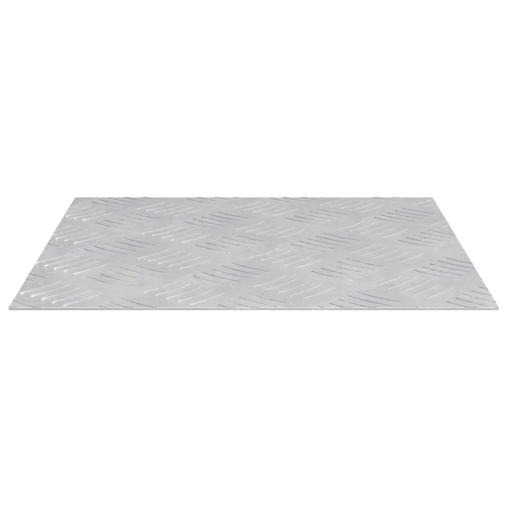 vidaXL Lépcsőfok 2 db 40 x 40 cm Ezüst Alumínium Négyzet