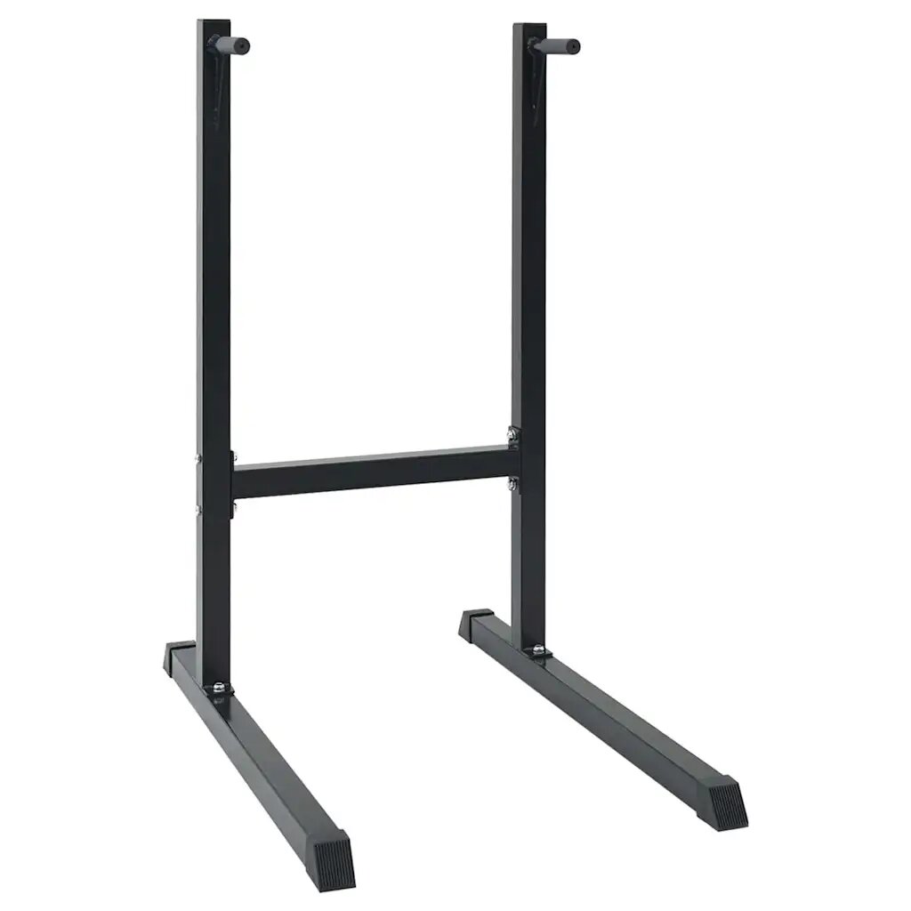 vidaXL Lepedő állomás Fekete 1035 x 665 x 1215 cm Porszórt acél