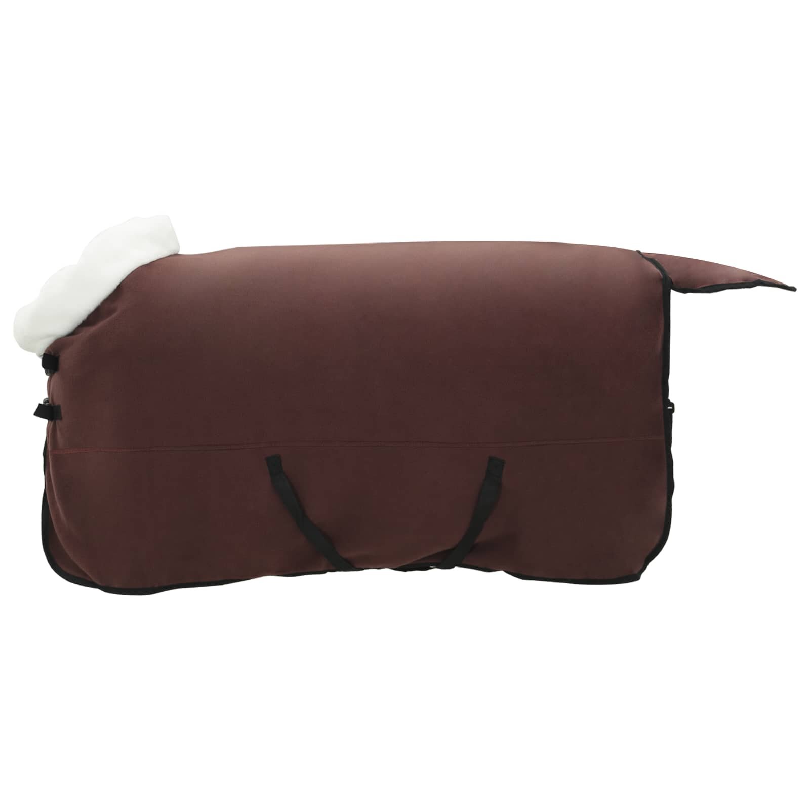 vidaXL Ló Takaró Sötét Barna 145 cm Polár fleece