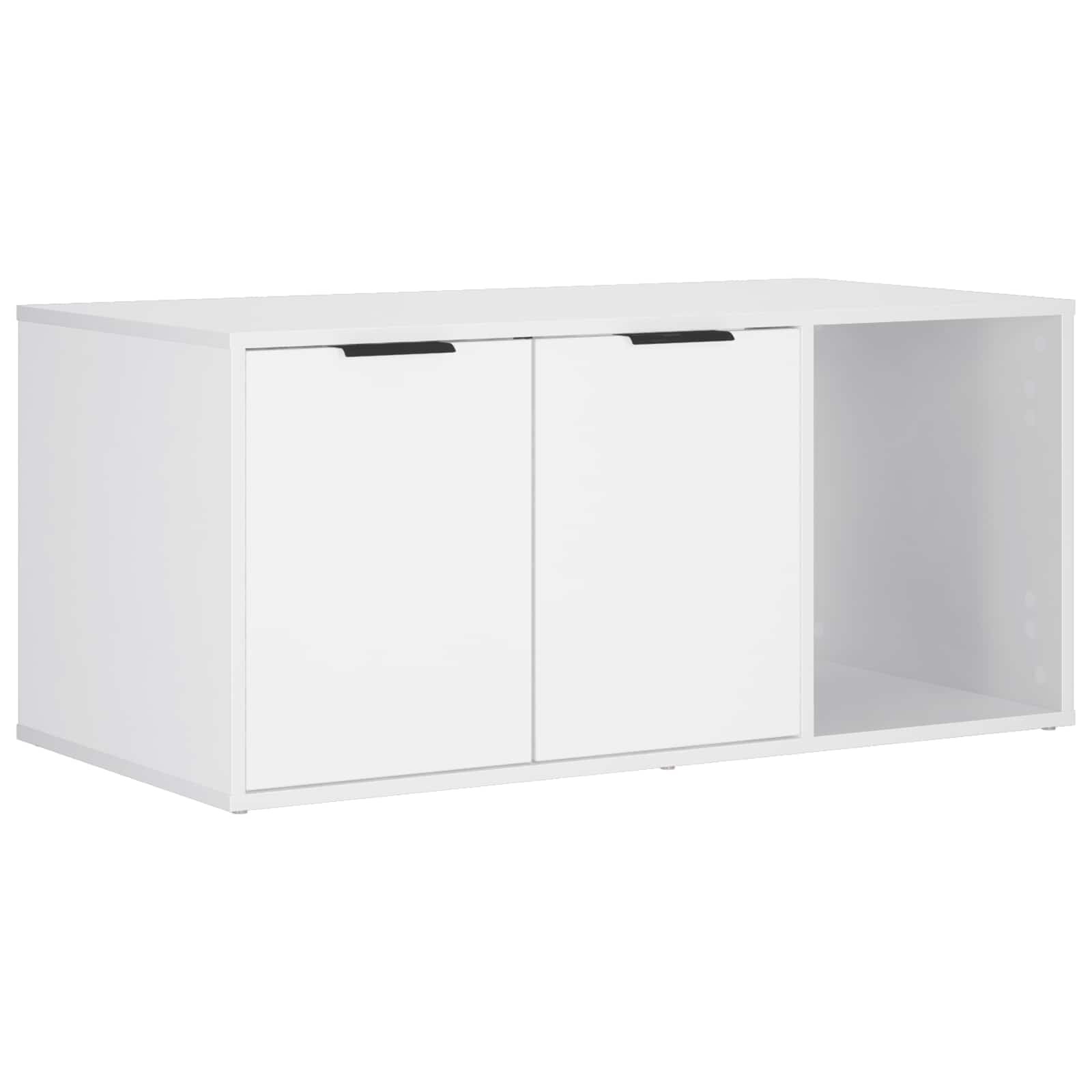 vidaXL Macska ketrec bútor Fehér 100 x 49 x 45 cm Szerelt Fa
