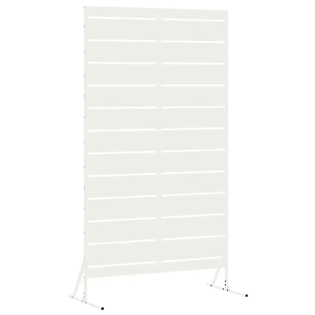 vidaXL Magánszféra Képernyő 100 x 50 x 180 cm Acél Fehér