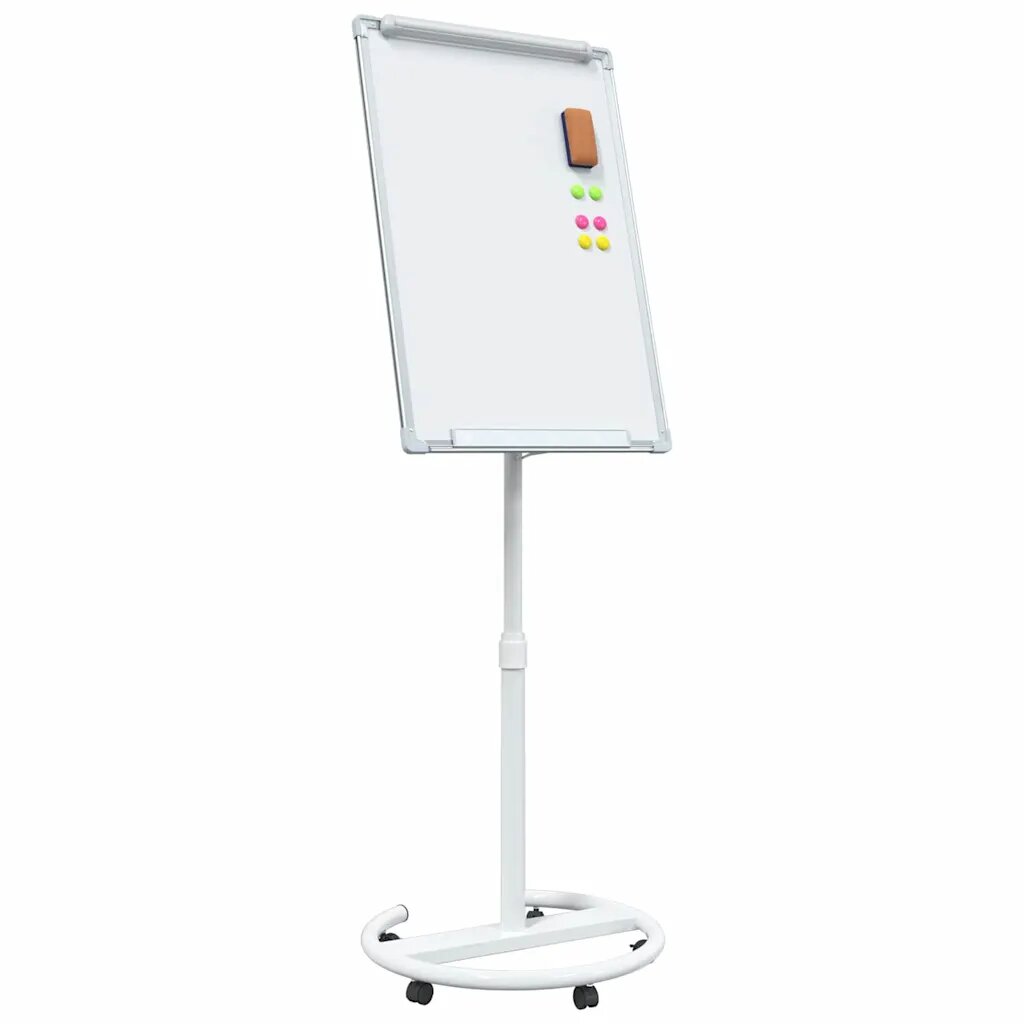 vidaXL Mágneses fehértábla Szürke és Fehér 62 x 625 x 197 cm EPS