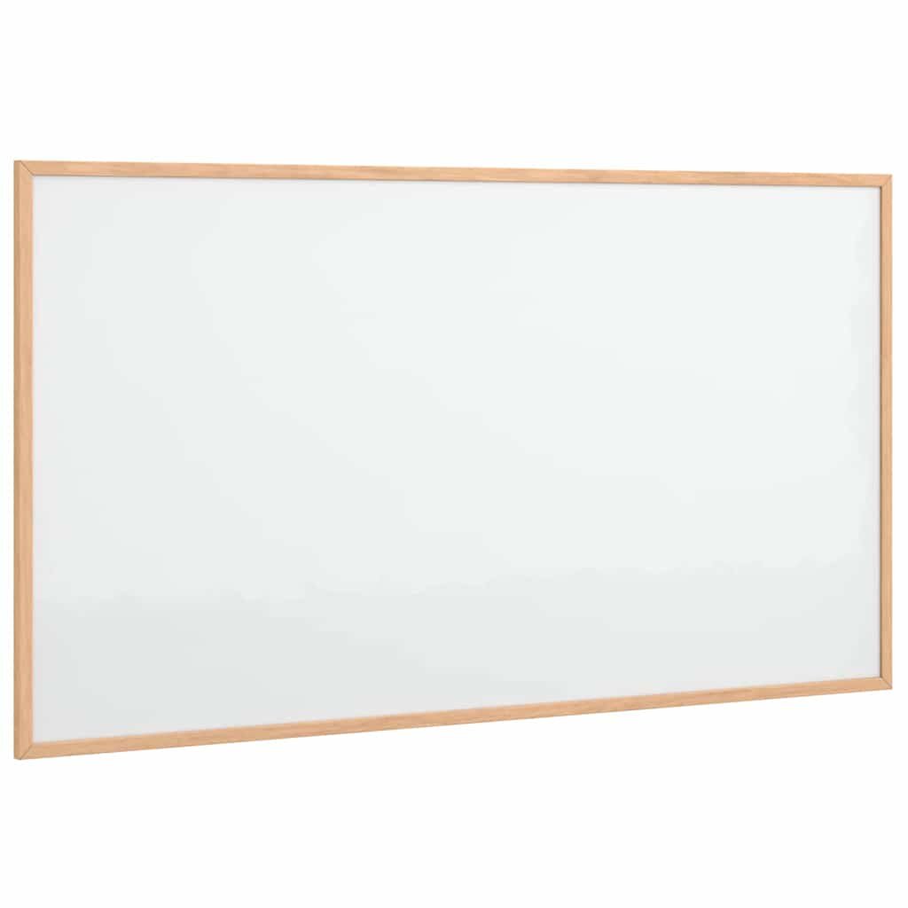 vidaXL mágneses fehértábla tömör fenyőfa kerettel 100 x 55 cm