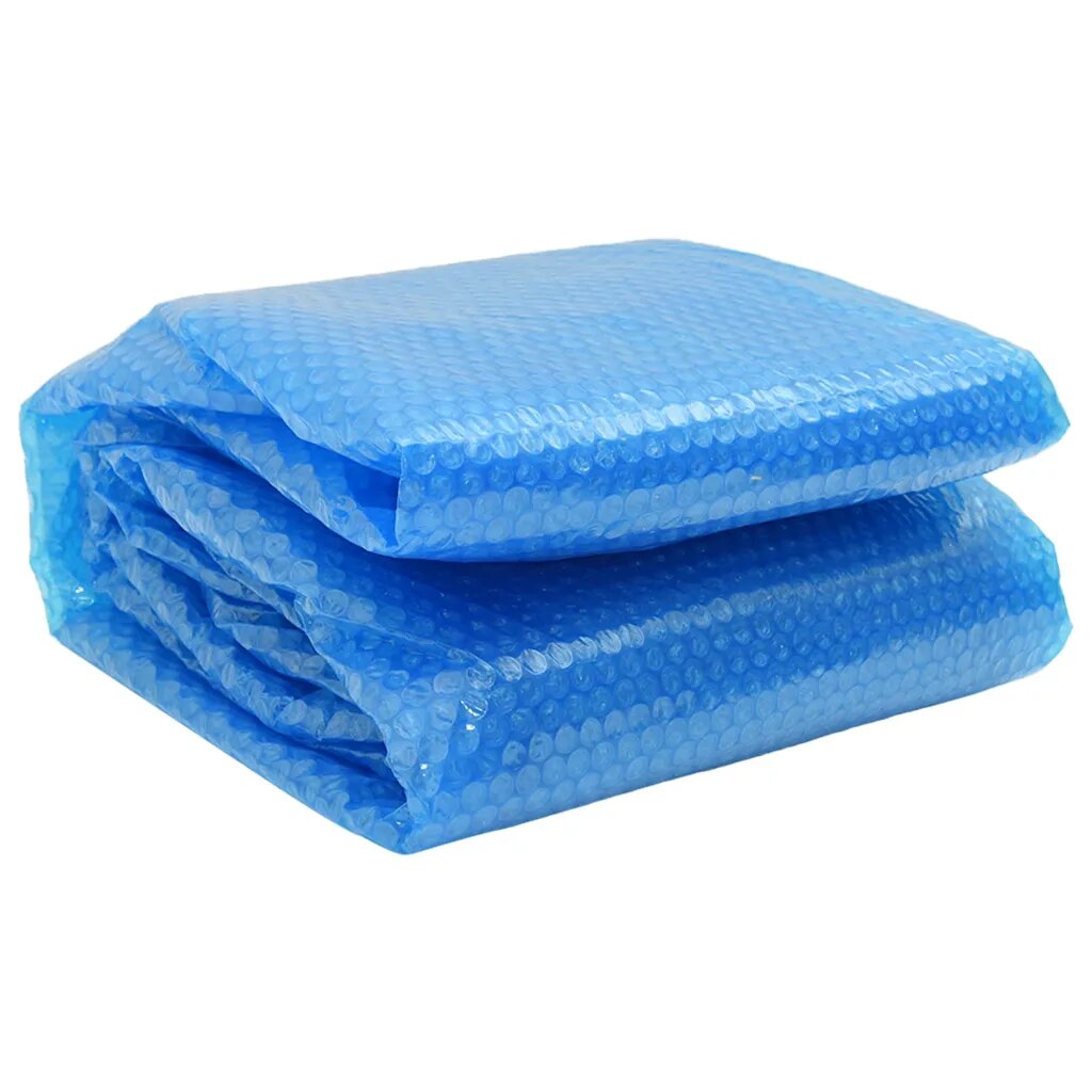 vidaXL Napenergia Medence Fedél 381 x 381 cm 01 mm Kerek 01 mm PE