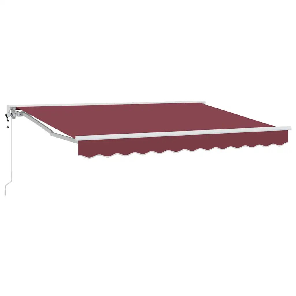 vidaXL NapernyĹ‘ keret Burgundi 250 x 200 cm PoliĂ©szter PU bevonattal
