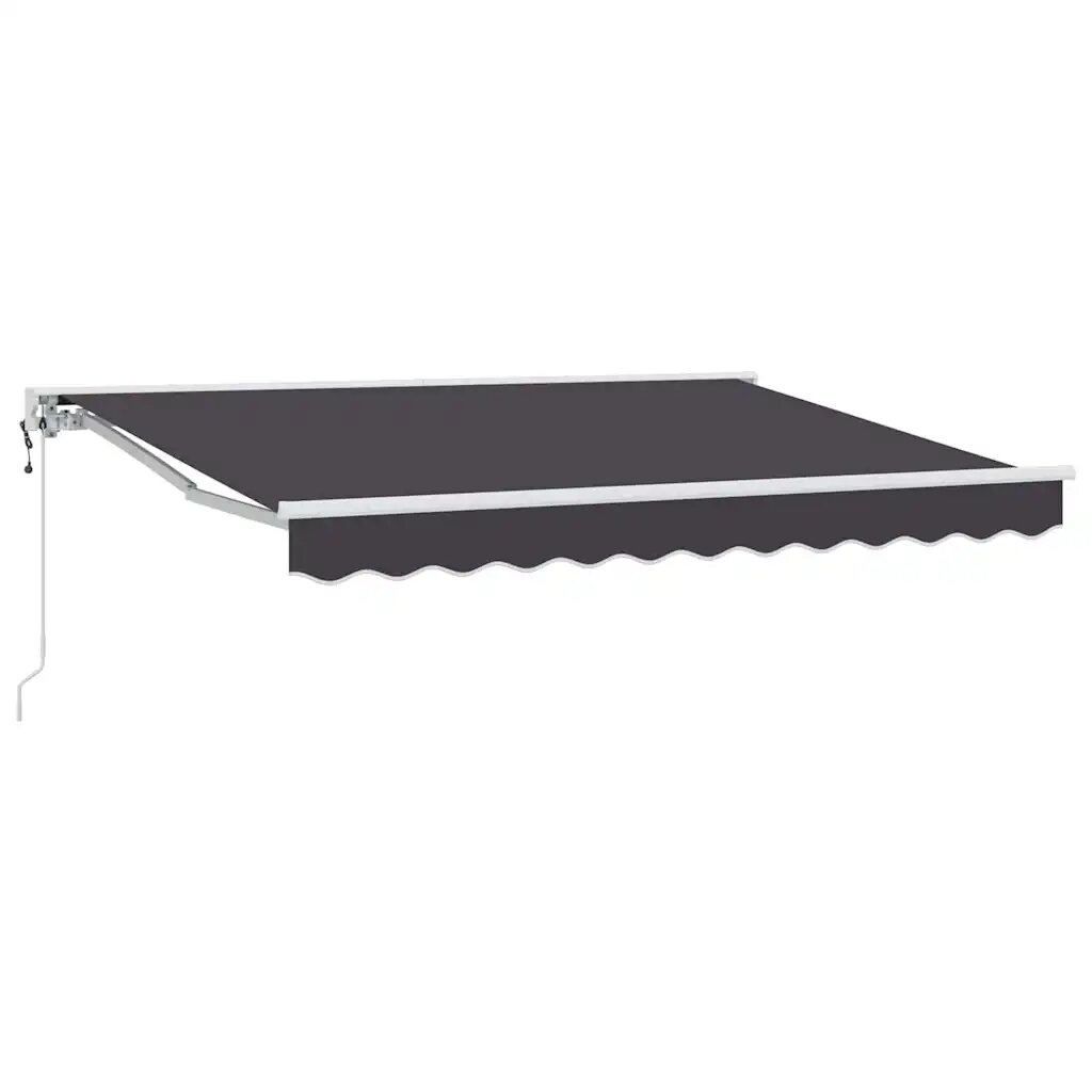 vidaXL Napernyő keret Antracitszürke 250 x 200 cm