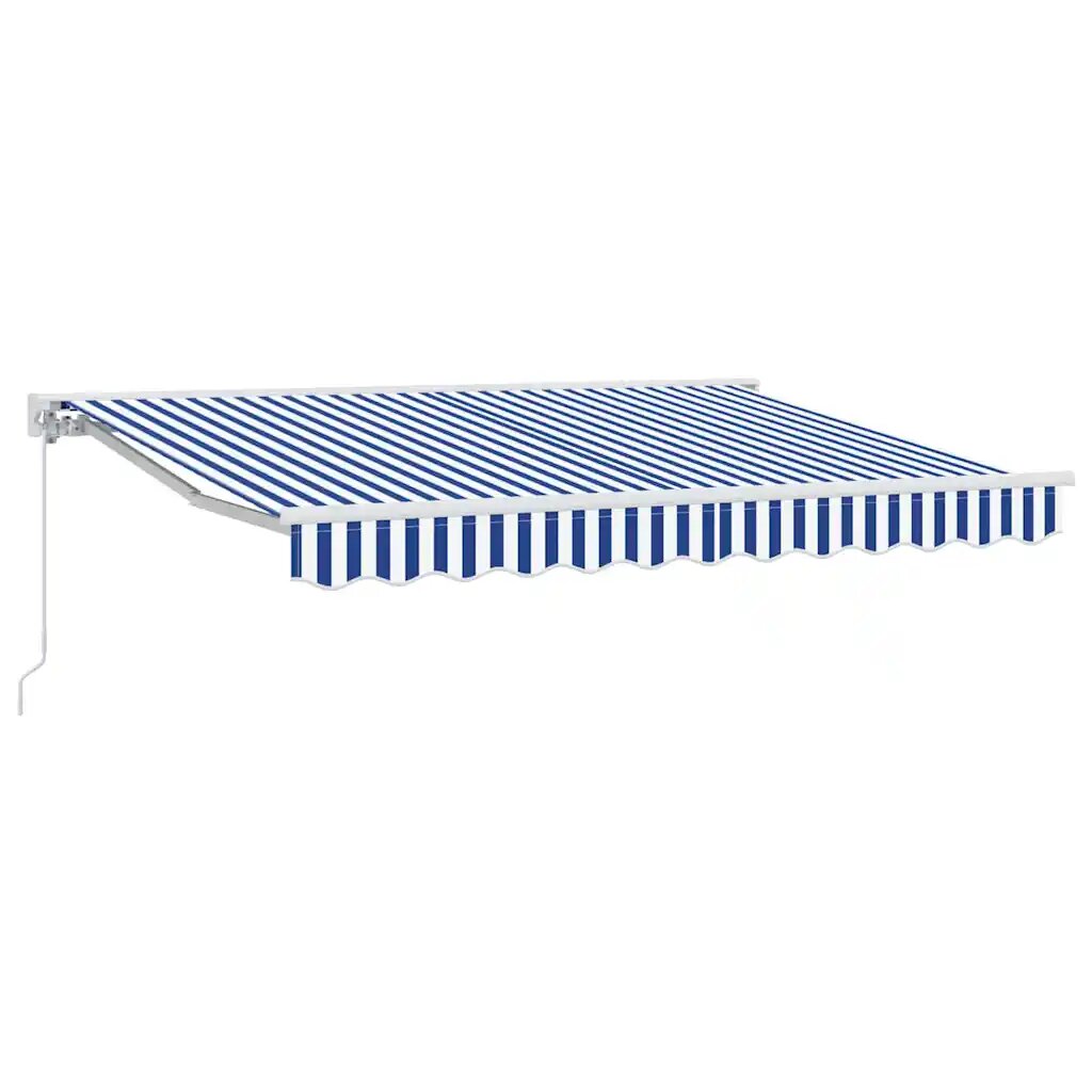 vidaXL Napernyő keret Kék és Fehér 250 x 200 cm