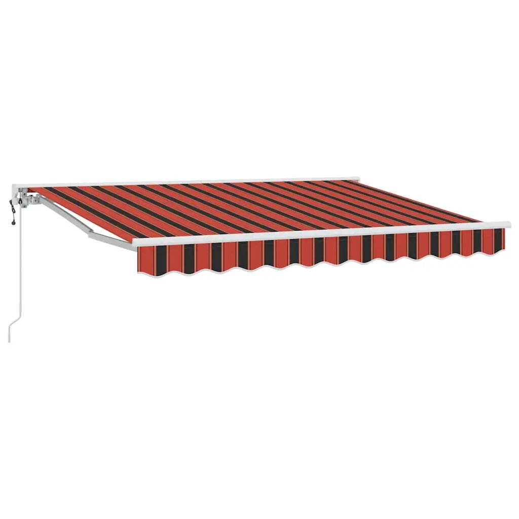 vidaXL Napernyő keret Narancs és Fekete 250 x 200 cm