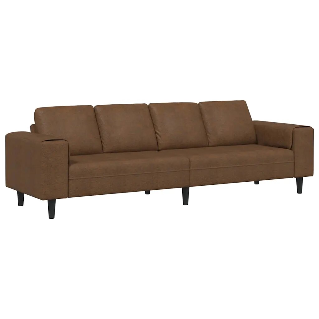 vidaXL Nappali Kanapé Barna 250 x 77 x 76 cm