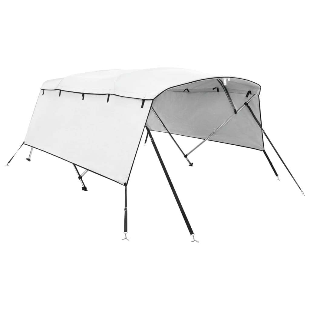 vidaXL négyágú bimini tető oldalfalakkal 243 x (170-182) x 137 cm