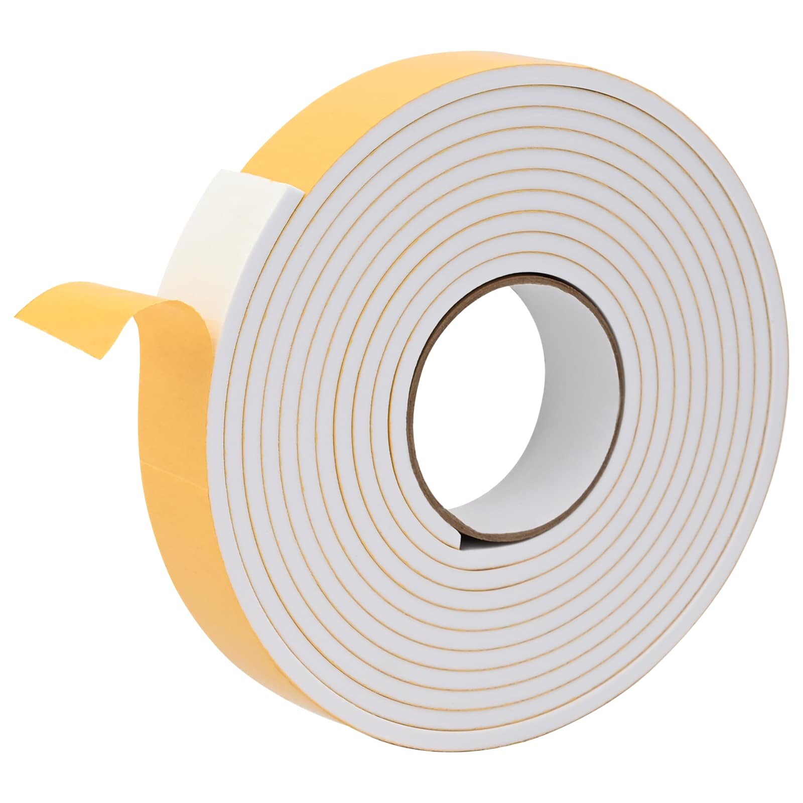 vidaXL Öntapadó habszalag 10 db Fehér 30mm x 5m CR Hab