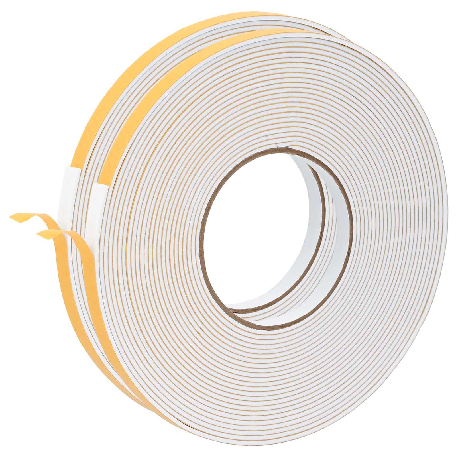 vidaXL Öntapadó habszalag 2 db Fehér 10mm x 10m CR Hab