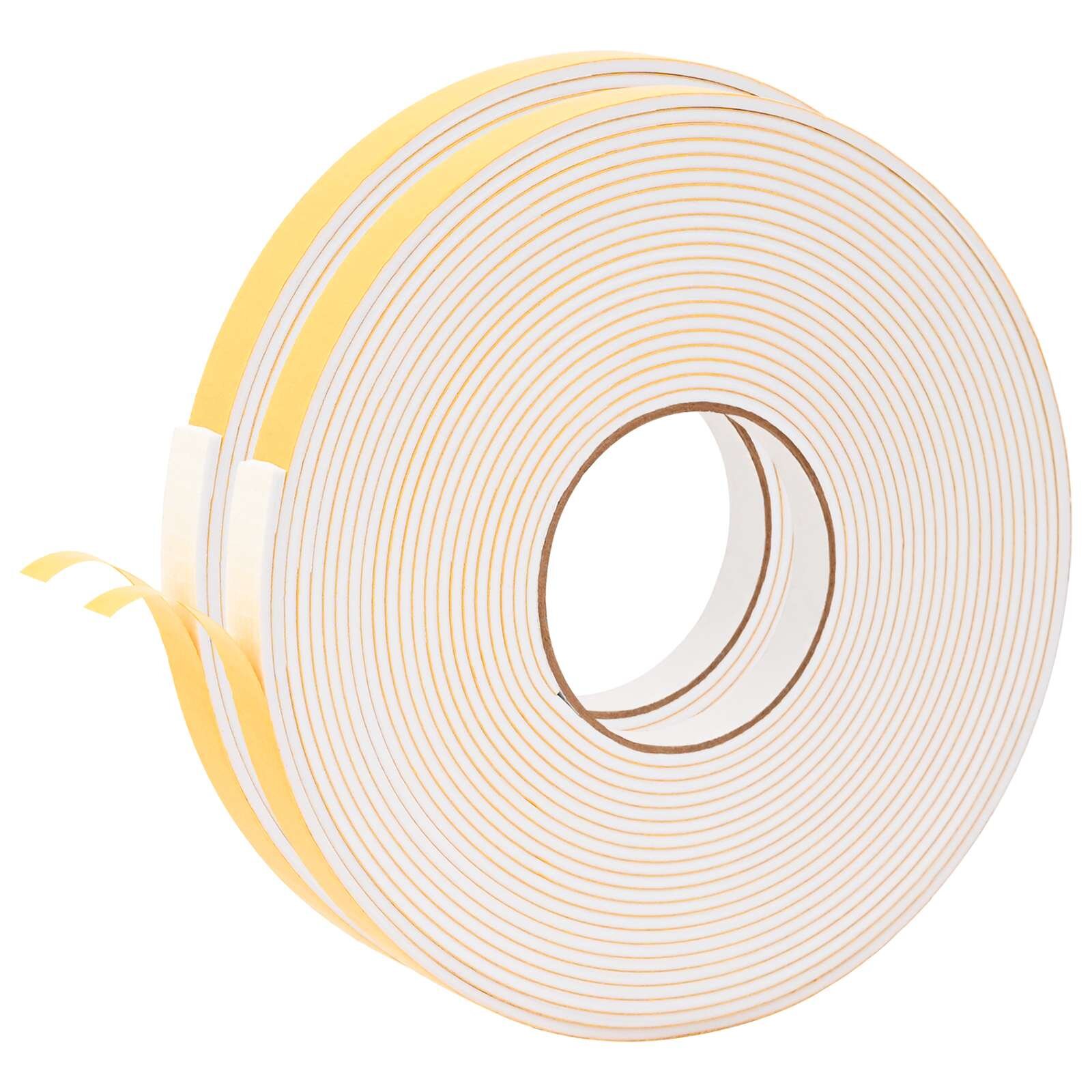 vidaXL Öntapadó habszalag 2 db Fehér 15mm x 10m CR Hab