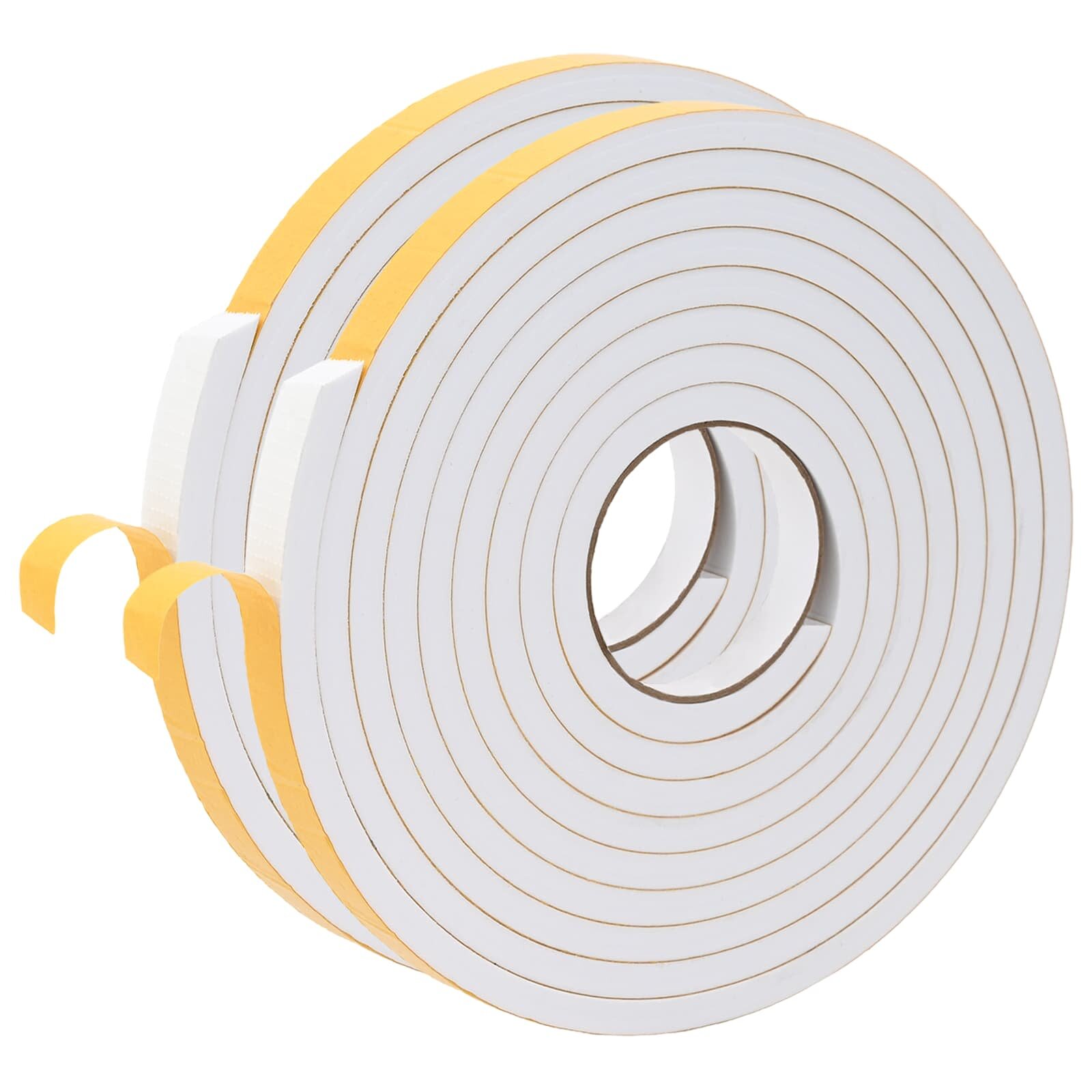 vidaXL Öntapadó habszalag 2 db Fehér 20mm x 5m CR Hab