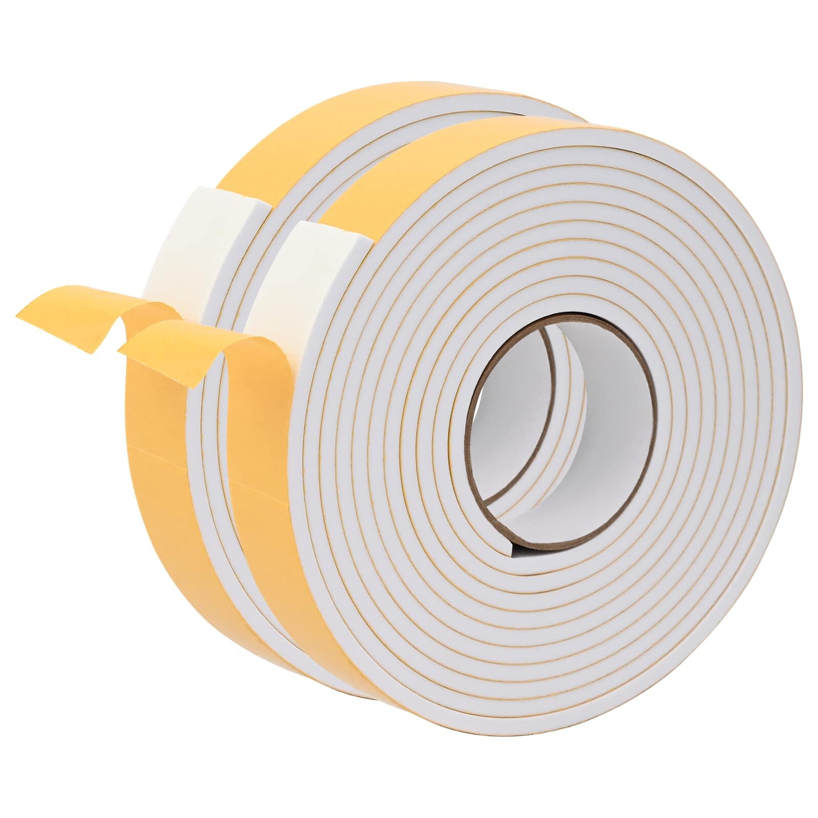 vidaXL Öntapadó habszalag 2 db Fehér 40mm x 5m CR Hab