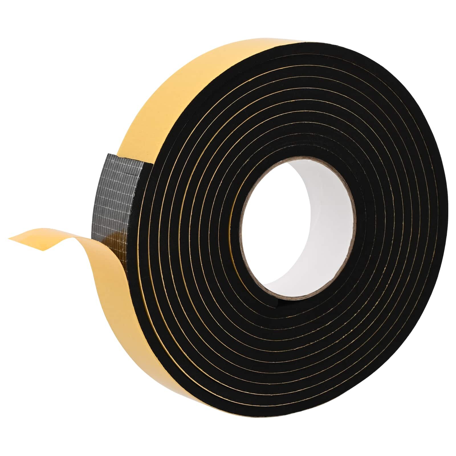 vidaXL Öntapadó habszalag 20 db Fekete 40mm x 5m CR Hab