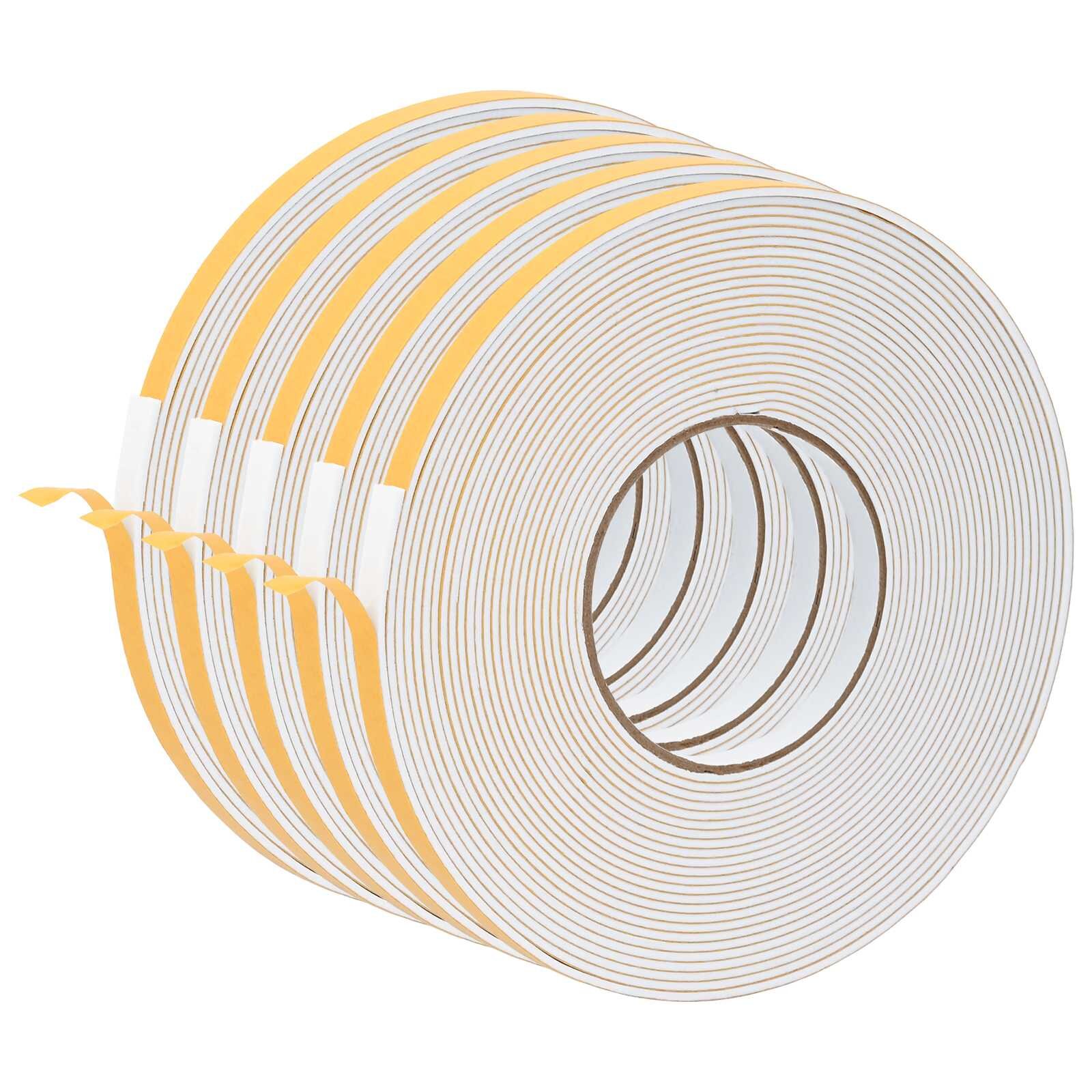 vidaXL Öntapadó habszalag 5 db Fehér 10mm x 10m CR Hab