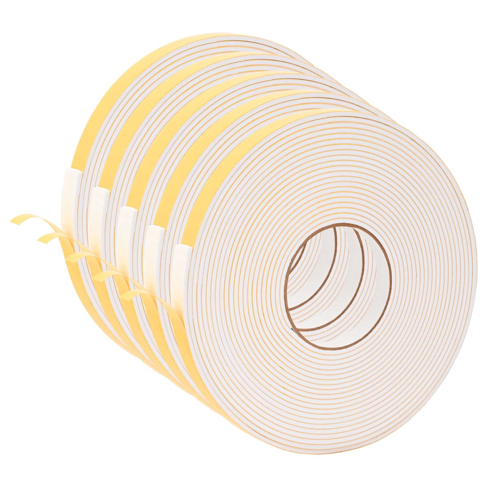 vidaXL Öntapadó habszalag 5 db Fehér 15mm x 10m CR Hab