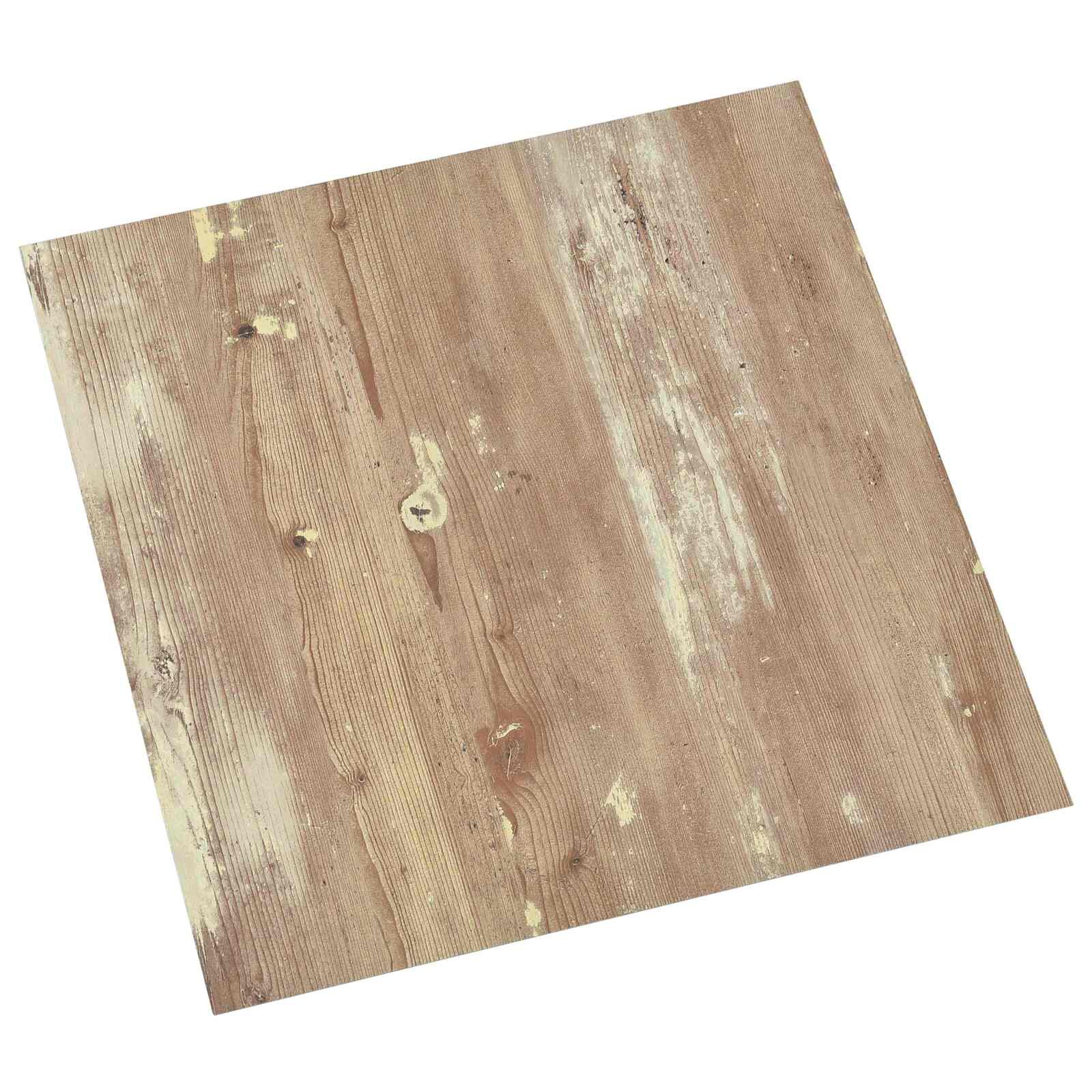 vidaXL Öntapadós Padló Panelek Barna és fehér 305 x 305 cm 20 db PVC
