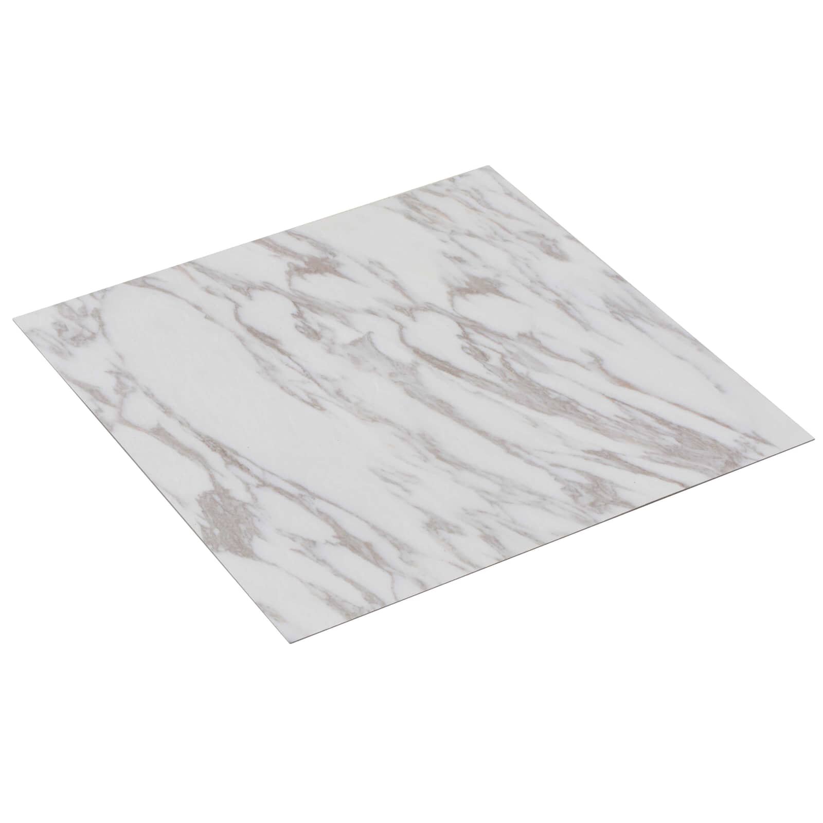 vidaXL Öntapadós Padló Panelek Fehér és barna 305 x 305 cm 20 db PVC