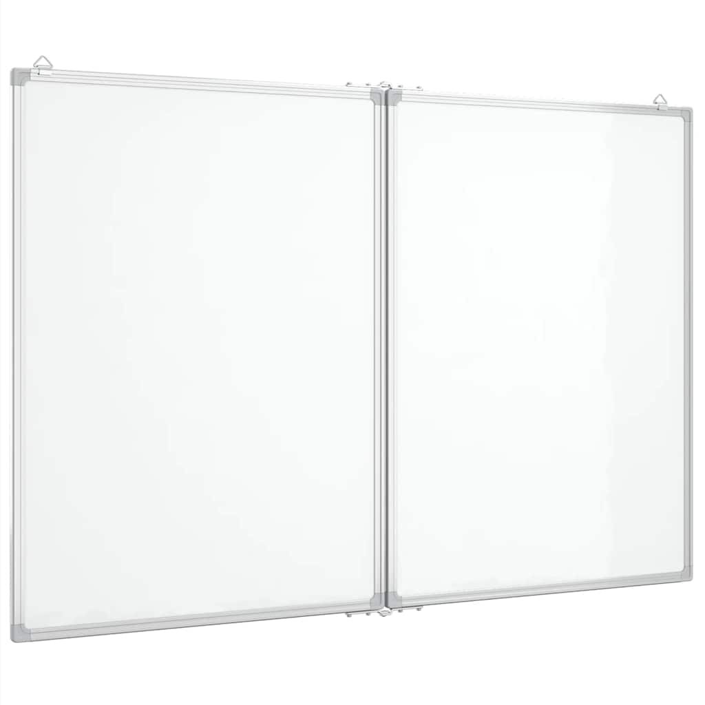 vidaXL összecsukható alumínium mágnestábla 120x100x17 cm