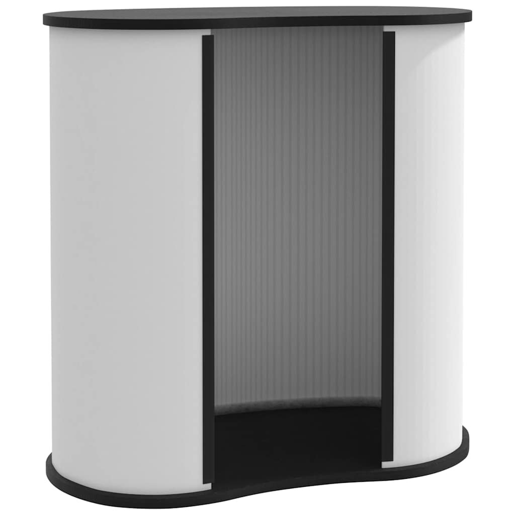 vidaXL összecsukható szerelt fa kiállítási pult 90 x 48 x 93 cm