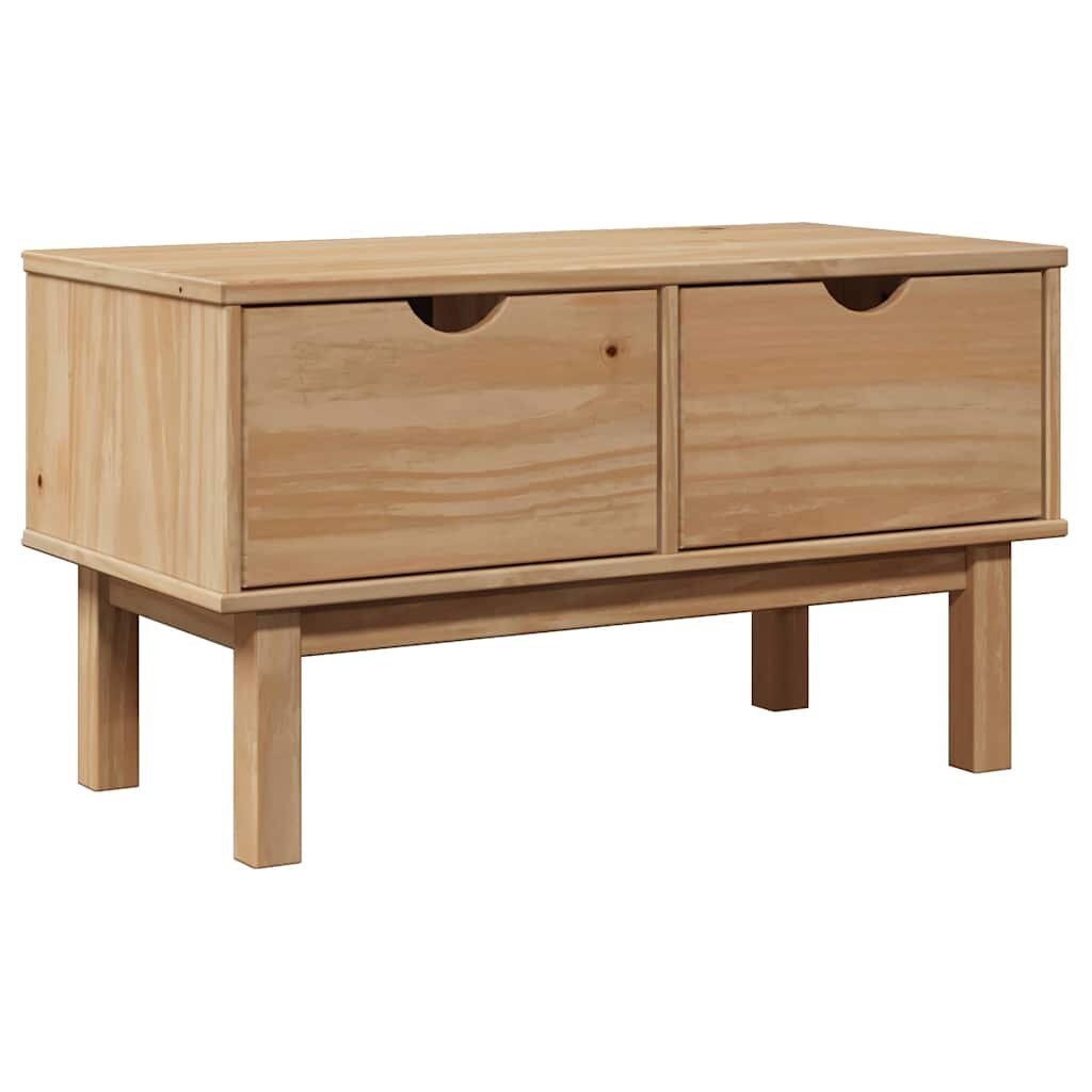 vidaXL OTTA tömör fenyőfa előszobapad 80 x 40 x 45 cm