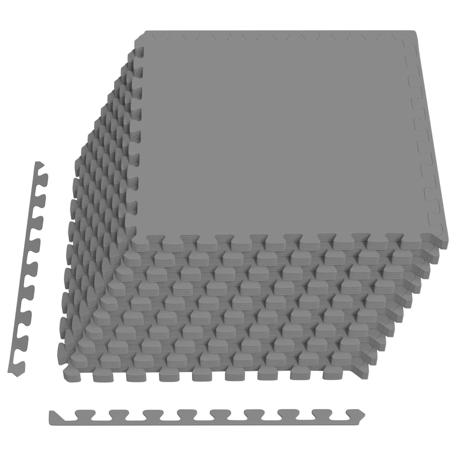 vidaXL Padló Szőnyegek 50 db Szürke 18 m² EVA Hab