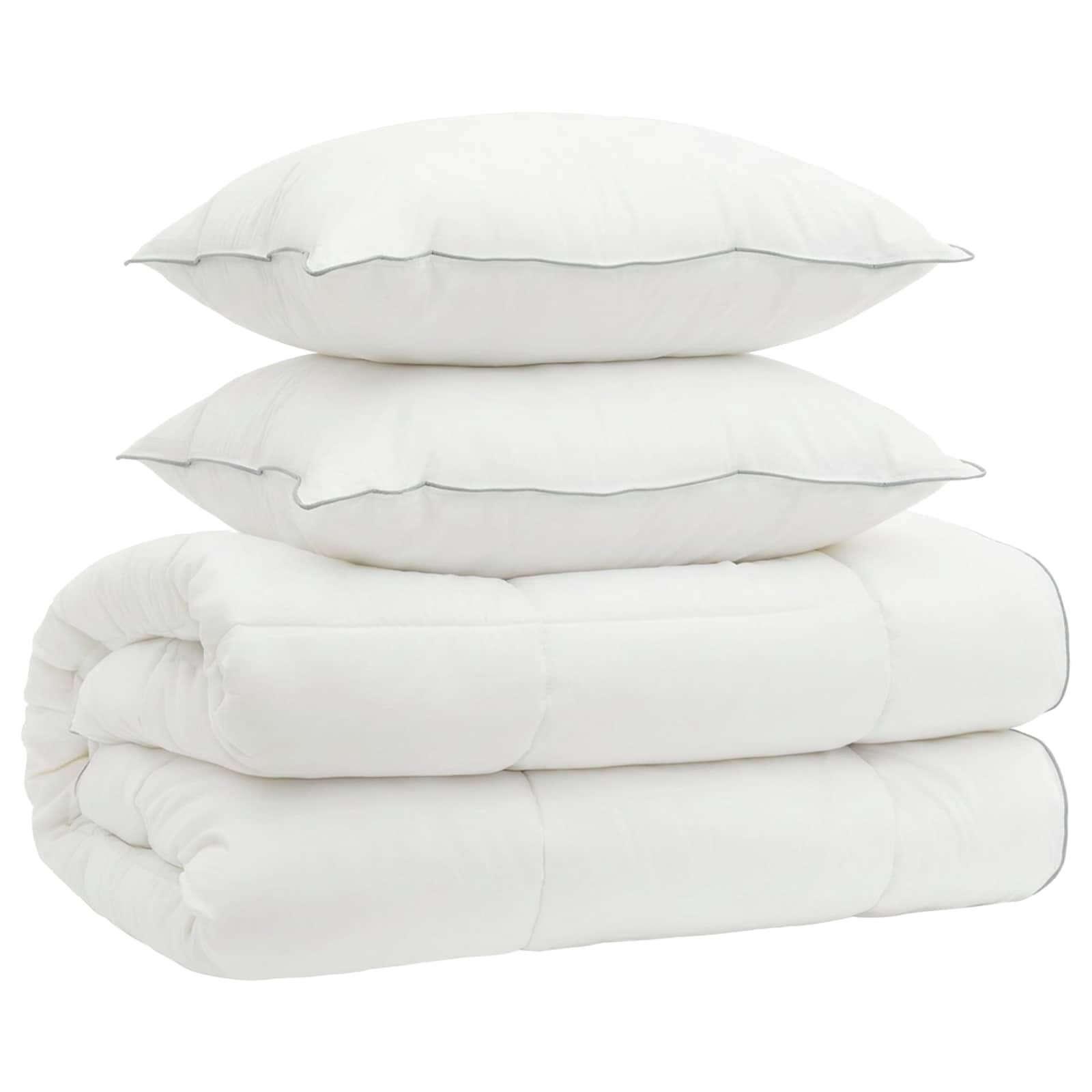 vidaXL Paplan és párna szett 3 db 155x220 cm 4 évszak 200+300 GSM