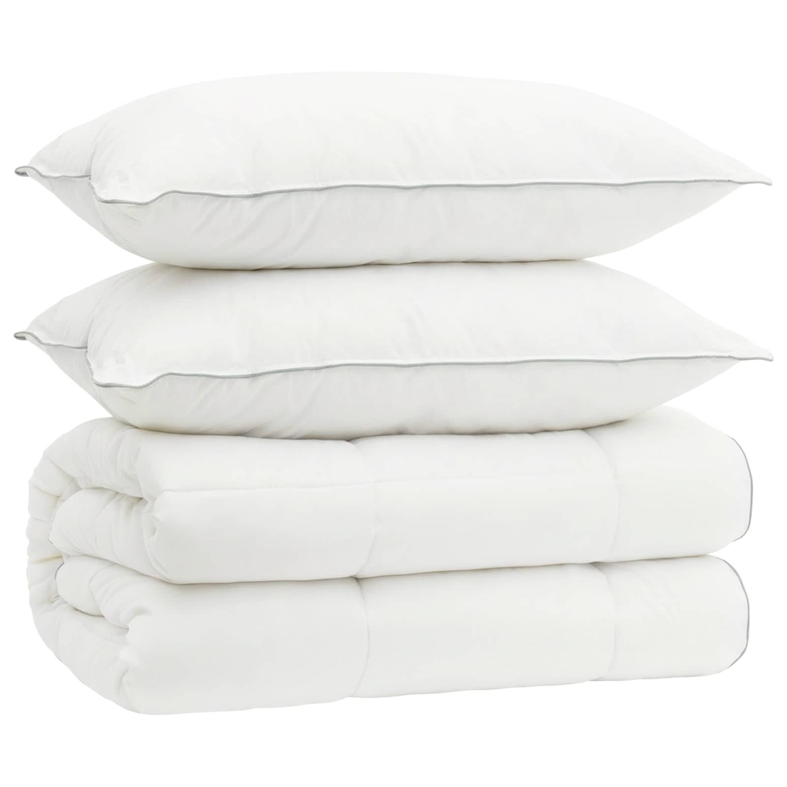 vidaXL Paplan és párna szett 3 db 200x240 cm 4 évszak 200+300 GSM