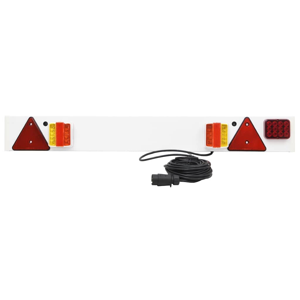 vidaXL piros utĂˇnfutĂłlĂˇmpa LED-izzĂłval 115 x 6 x 14 cm 12 V