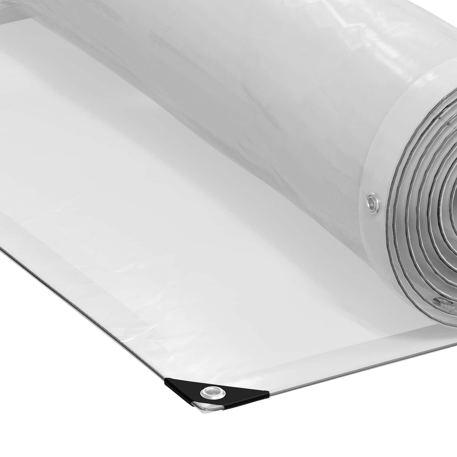vidaXL Ponyva 140 gsm Átlátszó 15 x 2 m PE