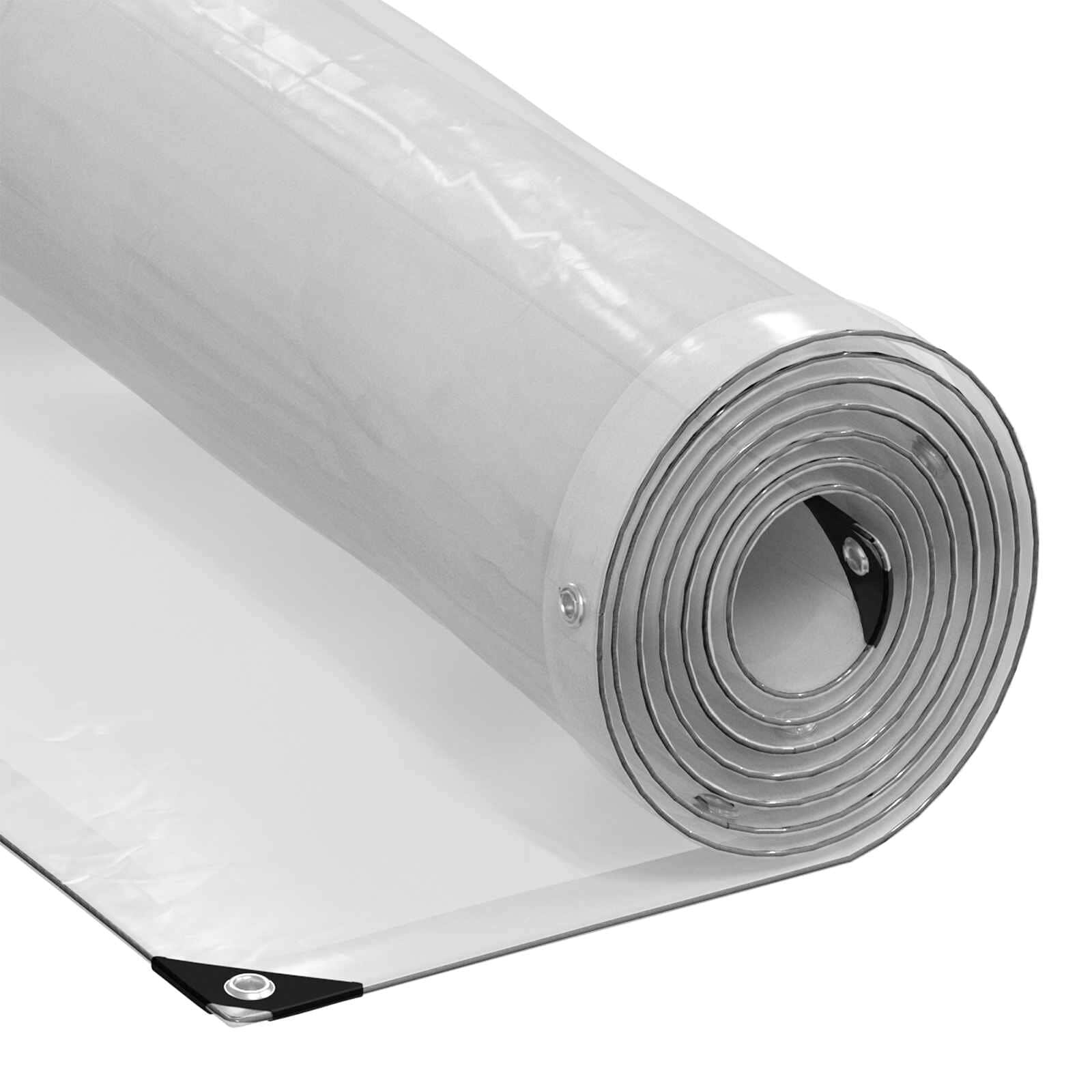 vidaXL Ponyva 140 gsm Áttetsző 15 x 6 m PE