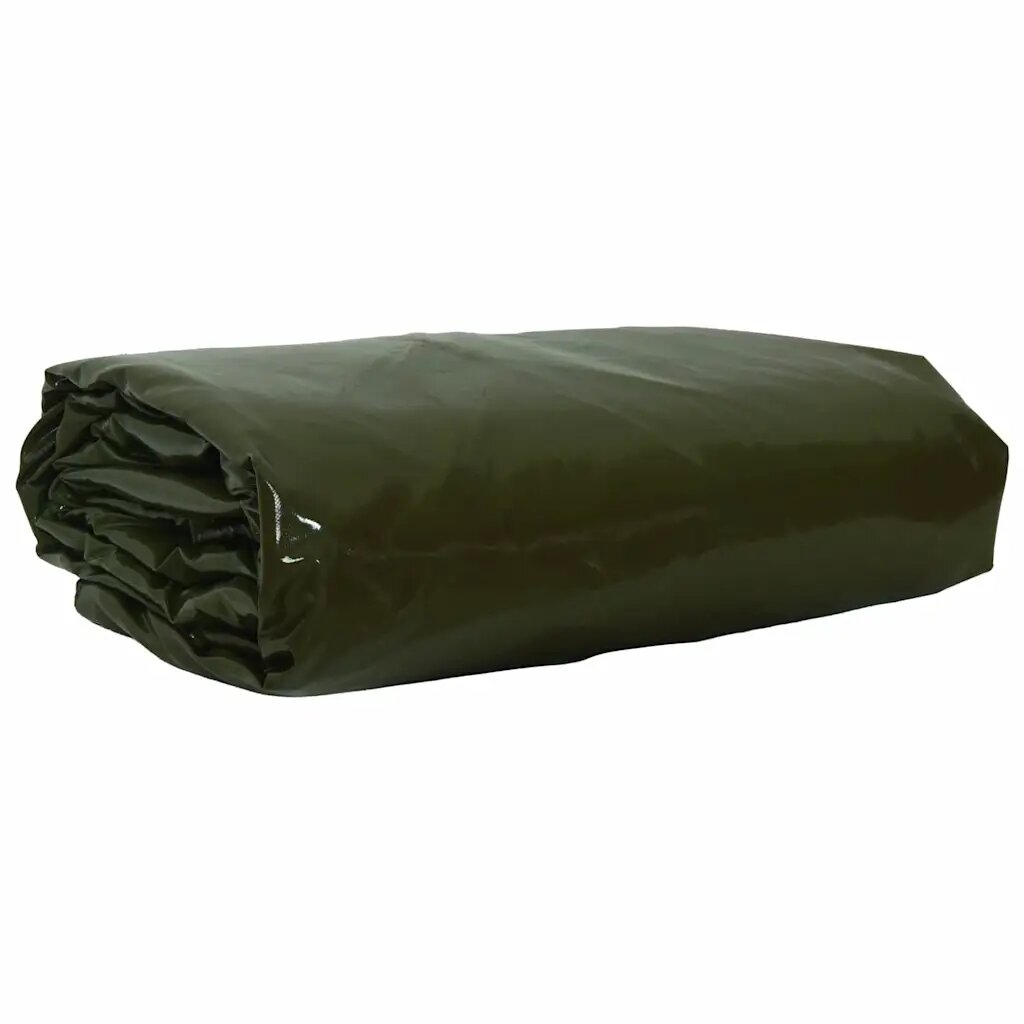 vidaXL Ponyva 650g / m² Olajzöld 15 x 20 m Vászon PVC bevonattal