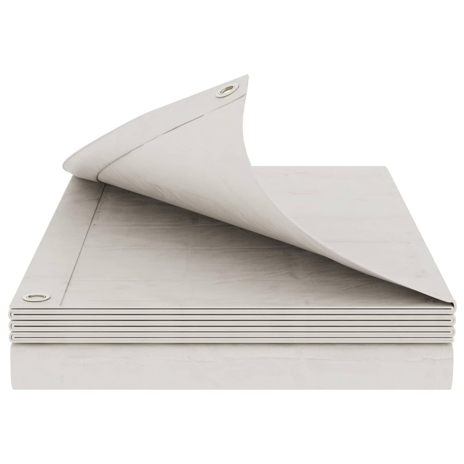 vidaXL Ponyva fémfülekkel Fehér 3 x 3 m 180 gsm PE