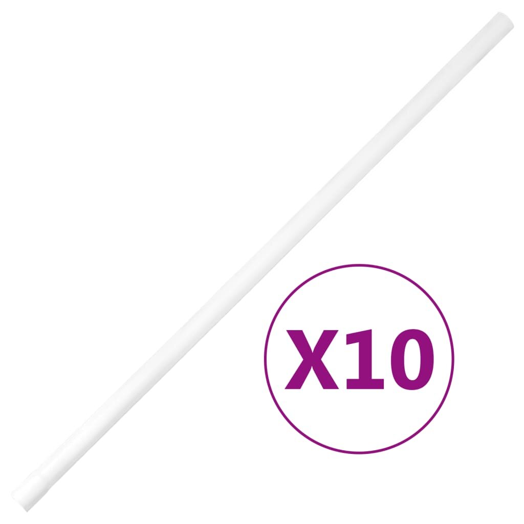 vidaXL PVC kábelcsatornák Ø20 mm 10 m
